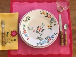 Hanover Placemats in Pink and Red, Set of 2