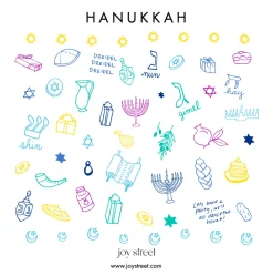 Hanukkah Bandana Baby Bib