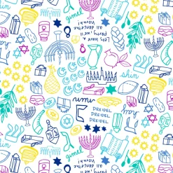 Hanukkah Girls Tess Lounge Girls Dress