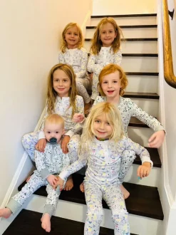 Hanukkah Two-Piece Kids Henley Pajamas