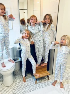 Hanukkah Two-Piece Kids Henley Pajamas