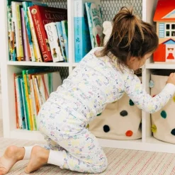 Hanukkah Two-Piece Kids Henley Pajamas