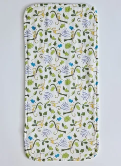 Happy Monkey Bib and Burp Cloth Set