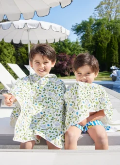 Happy Monkey Swim Poncho