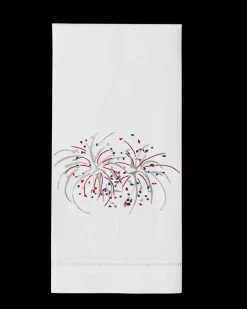 Happy 4th Fireworks Hand Towel