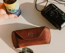 Hard Sunglass Case No. 251 in Vintage Leather