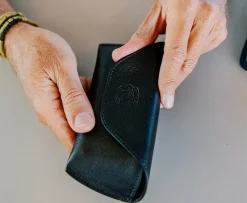 Hard Sunglass Case No. 251 in Vintage Leather