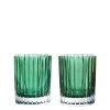 Harmonie Double Old Fashion Tumbler, Green Set of 2