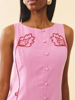 Harper Dress in Purpink