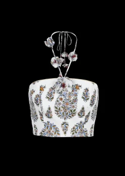 Hava Bustier in Paisley