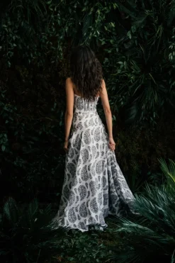 Hava Bustier in Paisley