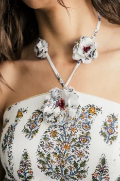 Hava Bustier in Paisley