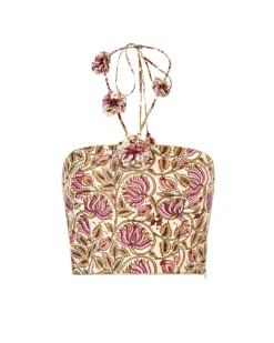 Hava Bustier in Pink Lotus