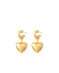 Heart & Soul Gold Earrings