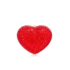 Heart Miniature Pillbox in Red