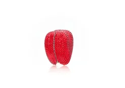 Heart Miniature Pillbox in Red