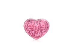 Heart Miniature Pillbox in Pink