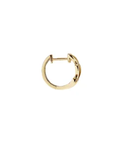 Heart Of Gold Hoop Earrings