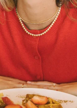 Heart Tennis Necklace