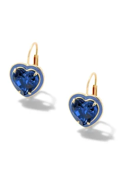 Heart-Shaped Blue Sapphire Cocktail Drops