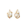 Hedera Pearl Clip Earrings