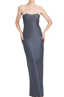 Hedy Gown in Charcoal