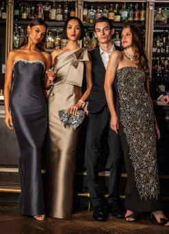 Hedy Gown in Charcoal