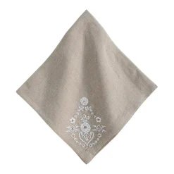 Heidi Emroidered Napkin in Natural