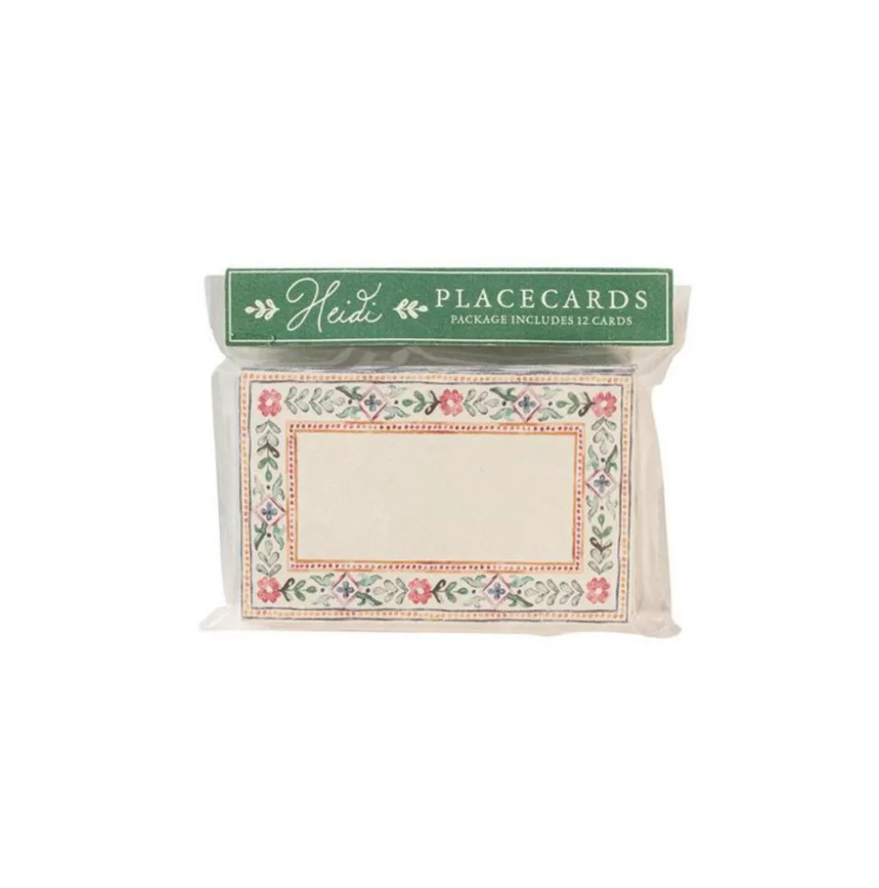 Heidi Place Card in Multi, Set of 12