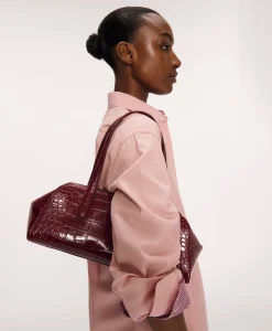 Helios in Oxblood Croc