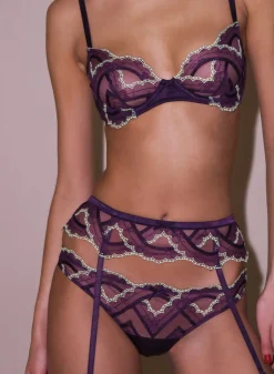 Hendrix Embroidery Garter Belt