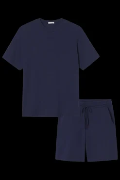 Henry TENCEL™ Modal Short PJ Set in True Navy