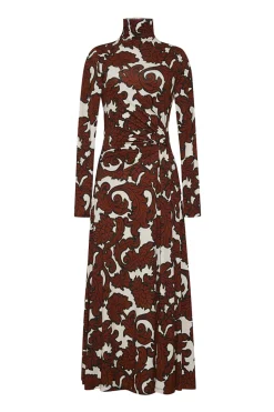 Hera Dress in Mystic Flora Olive