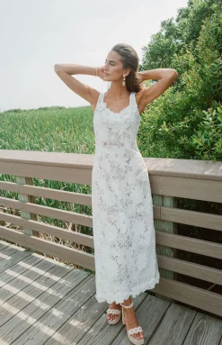 Hera Maxi Dress in White