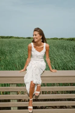 Hera Maxi Dress in White