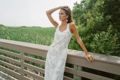Hera Maxi Dress in White