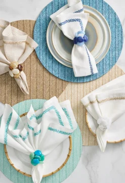 Herringbone Placemats in Tan, Set of 4