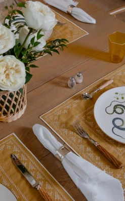 Hexagon Napkin Rings, Set of 4