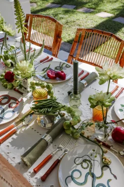 Hexagon Napkin Rings, Set of 4