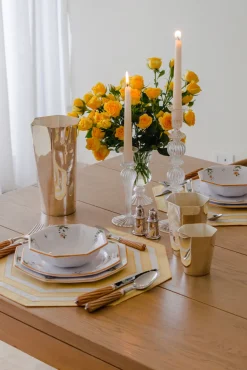 Hexagon Silver-Plated Pitcher