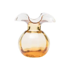 Hibiscus Glass Bud Vase