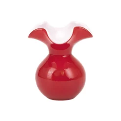 Hibiscus Glass Bud Vase