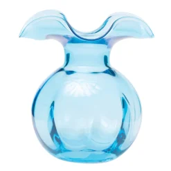 Hibiscus Glass Medium Fluted Vase