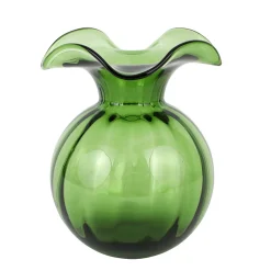 Hibiscus Glass Medium Fluted Vase