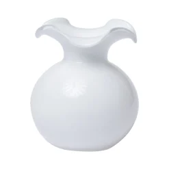 Hibiscus Glass Small Fluted Vase