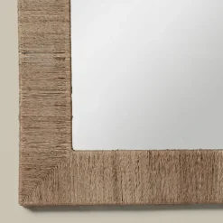 Highball Jute Rectangular Mirror