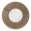 Highball Jute Round Mirror