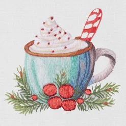 Holiday Hot Chocolate Hand Towel