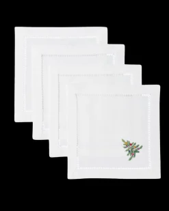 Holiday Tree Cocktail Napkins, Set of 4