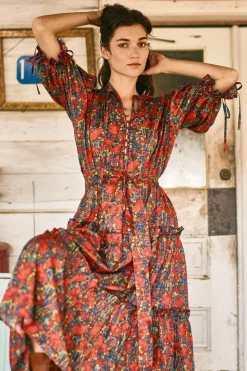 Holloway Dress in Clementina Daisy